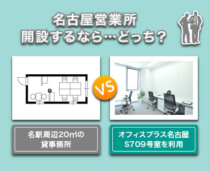 名古屋営業所開設するなら･･･どっち？