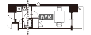 名駅周辺25㎡の1Kマンション